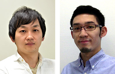Dr. Takanori Takebe (left） Dr. Yosuke Yoneyama (right）
