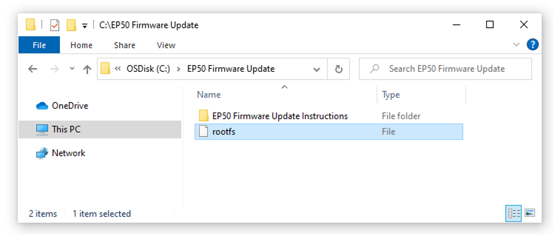 This update instruction stored in a sub-folder (PDF file)