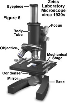 Parts of a Zeiss Laboratory Microscop