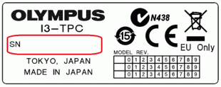 Serial number is the alphanumeric characters indicated on your touch panel controller (I3-TPC). Refer to the figures below.