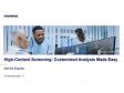 High-Content Screening: Customized Analysis Made Easy